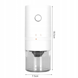 ELEKTRYCZNY MŁYNEK DO KAWY ORZECHÓW ZBÓŻ ŻARNOWY MOCNY AKUMULATOROWY USB