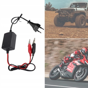 ŁADOWARKA SIECIOWA DO AKUMULATORÓW ŻELOWYCH KOMPAKTOWA AUTOMAT 12V 20W 1