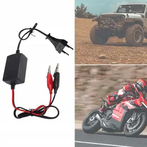 ŁADOWARKA SIECIOWA DO AKUMULATORÓW ŻELOWYCH KOMPAKTOWA AUTOMAT 12V 20W 1