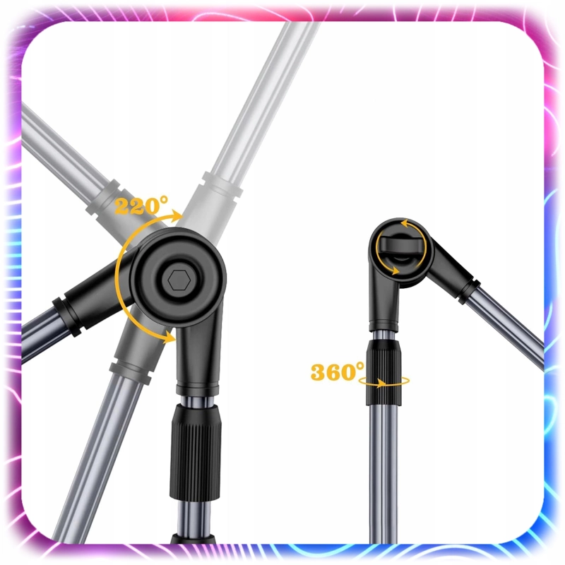 STOJAK NA TELEFON TABLET BIURKOWY Uchwyt Statyw do 13" PRZYKRĘCANY do Stołu