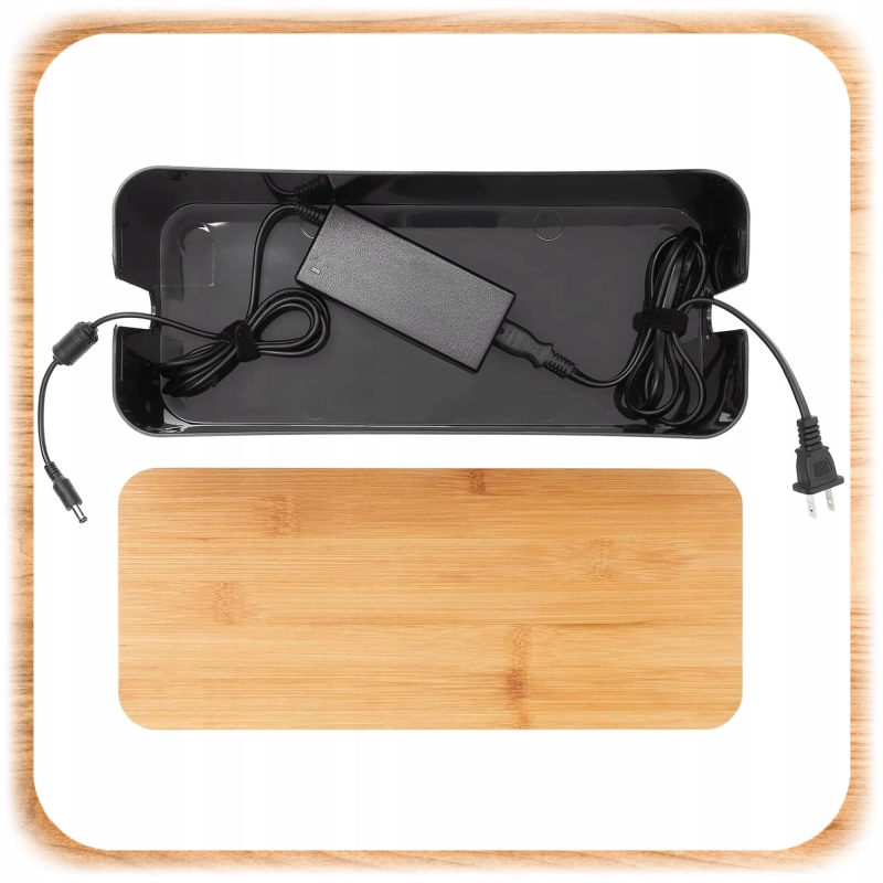 MASKOWNICA NA KABLE POJEMNIK PUDEŁKO ORGANIZER LISTWY PRZEWODY BOX DREWNO S