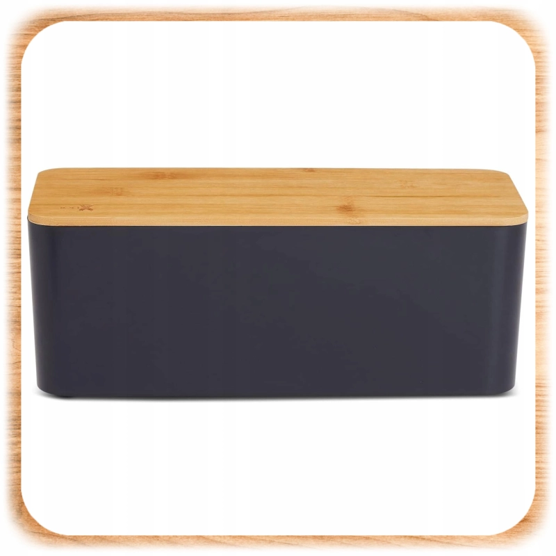 MASKOWNICA NA KABLE POJEMNIK PUDEŁKO ORGANIZER LISTWY PRZEWODY BOX DREWNO S