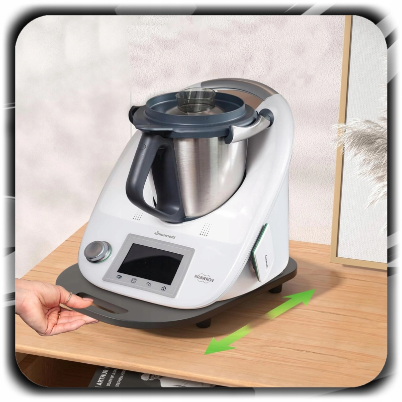 DESKA PODSTAWKA PODKŁADKA POD THERMOMIX TERMOMIX TERMOMIKS TM5 TM6 CZARNA