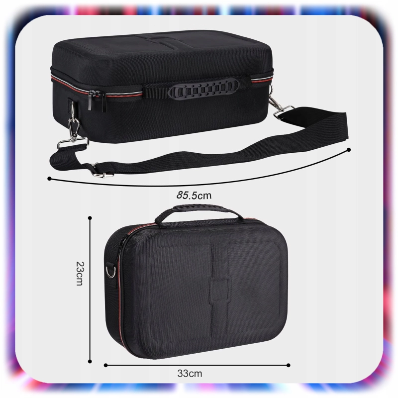 NINTENDO SWITCH OLED V1 V2 ORGANIZER ETUI FUTERAŁ WALIZKA NA KONSOLĘ 18SLOT