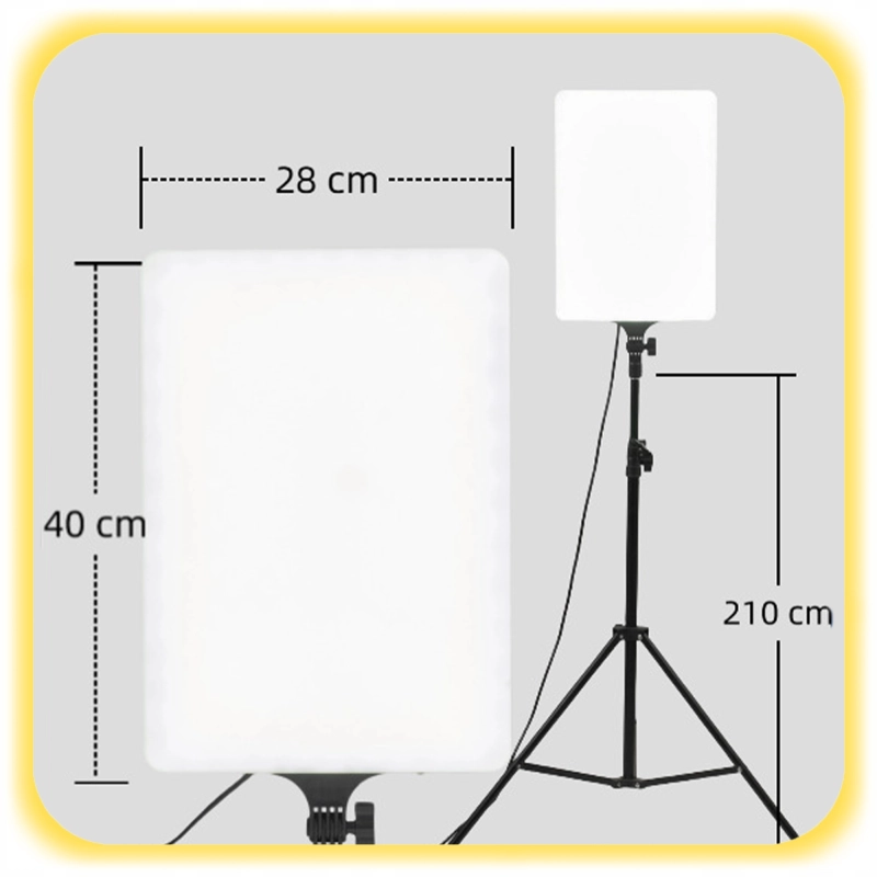 LAMPA STUDYJNA FOTOGRAFICZNA LED Panel do Zdjęć Filmów 28x40 TikTok YouTube