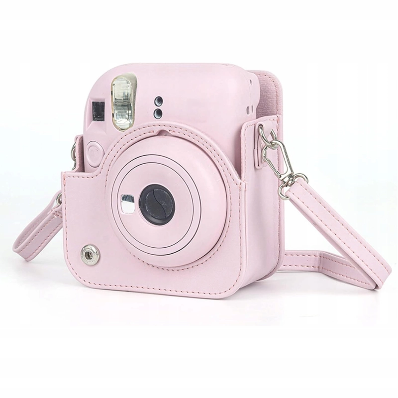ETUI FUTERAŁ DO FUJIFILM INSTAX MINI 12 POKROWIEC NA APARAT RÓŻOWY PASEK