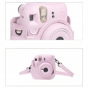 ETUI FUTERAŁ DO FUJIFILM INSTAX MINI 12 POKROWIEC NA APARAT RÓŻOWY PASEK