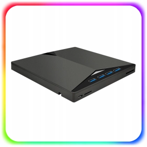NAPĘD ZEWNĘTRZNY CD DVD ODTWARZACZ PŁYT PRZENOŚNY NAGRYWARKA HUB USB-C 3.0