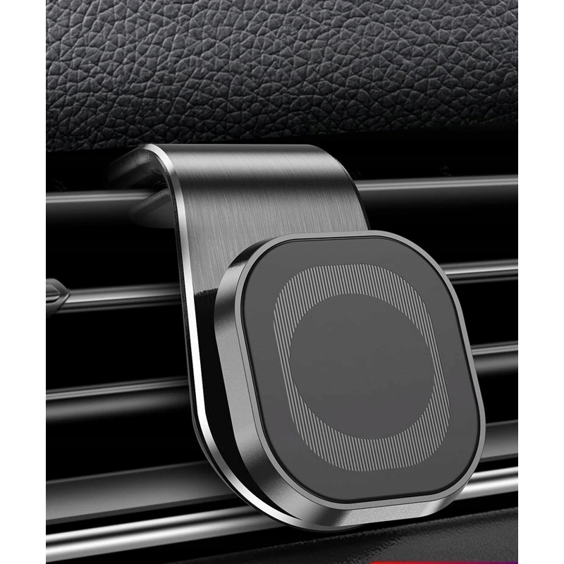 UCHWYT MAGNETYCZNY DO KRATKI AUTA ALUMINIUM NA TELEFON DO SAMOCHODU