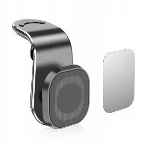 UCHWYT MAGNETYCZNY DO KRATKI AUTA ALUMINIUM NA TELEFON DO SAMOCHODU