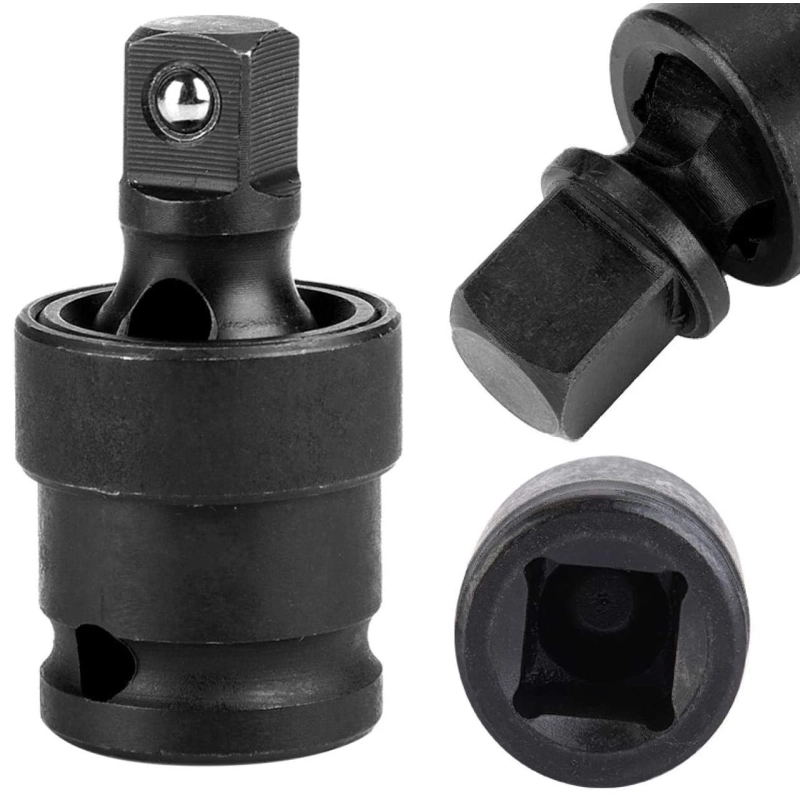 ZESTAW 3 SZT PRZEGUB KULISTY KULOWY UDAROWY NASADKI TRZPIENIE 1/2 1/4 3/8