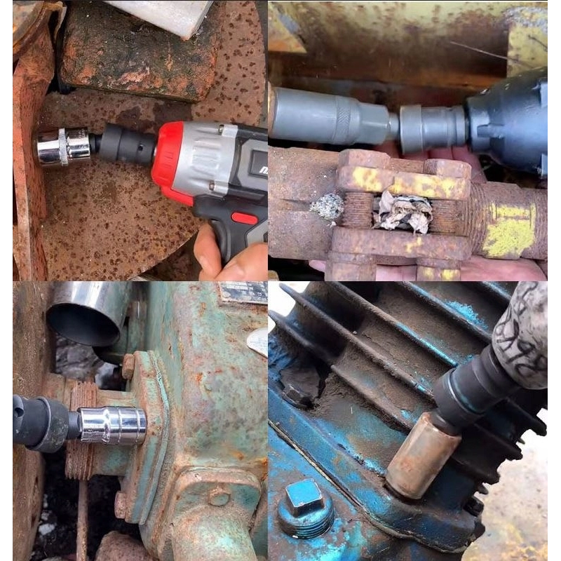 ZESTAW 3 SZT PRZEGUB KULISTY KULOWY UDAROWY NASADKI TRZPIENIE 1/2 1/4 3/8