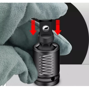 ZESTAW 3 SZT PRZEGUB KULISTY KULOWY UDAROWY NASADKI TRZPIENIE 1/2 1/4 3/8