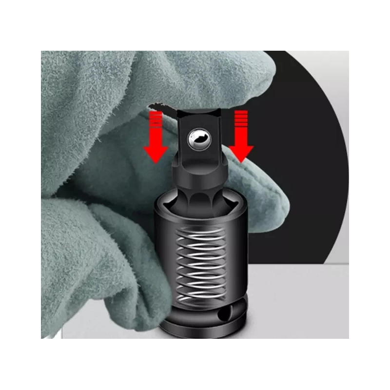 ZESTAW 3 SZT PRZEGUB KULISTY KULOWY UDAROWY NASADKI TRZPIENIE 1/2 1/4 3/8