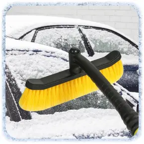 SKROBACZKA SZCZOTKA do Szyb Odśnieżania Samochodu ZMIOTKA OBROTOWA SKROBAK
