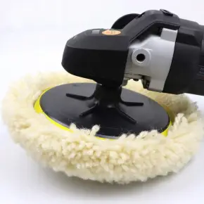 FUTRO POLERSKIE SZTUCZNE NA RZEP 125MM FUTERKO DO POLEROWANIA DETAILING