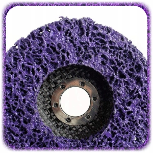 TARCZA ŚCIERNA WŁOSY MURZYNA WŁÓKNINA do Usuwania Rdzy Metal DYSK 125 mm