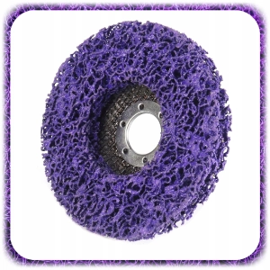 TARCZA ŚCIERNA WŁOSY MURZYNA WŁÓKNINA do Usuwania Rdzy Metal DYSK 125 mm