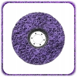 TARCZA ŚCIERNA WŁOSY MURZYNA WŁÓKNINA do Usuwania Rdzy Metal DYSK 125 mm