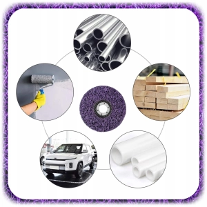 TARCZA ŚCIERNA WŁOSY MURZYNA WŁÓKNINA do Usuwania Rdzy Metal DYSK 125 mm