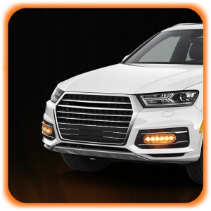 ZESTAW 4SZT LAMPKA OSTRZEGAWCZA STROBOSKOP LAMPA DROGOWA LAWETA 6LED KOGUT