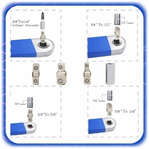 KLUCZ PRZEKŁADNIOWY PRZEDŁUŻAJĄCY GRZECHOTKĘ Przedłużka Adapter 1/4 3/8 1/2