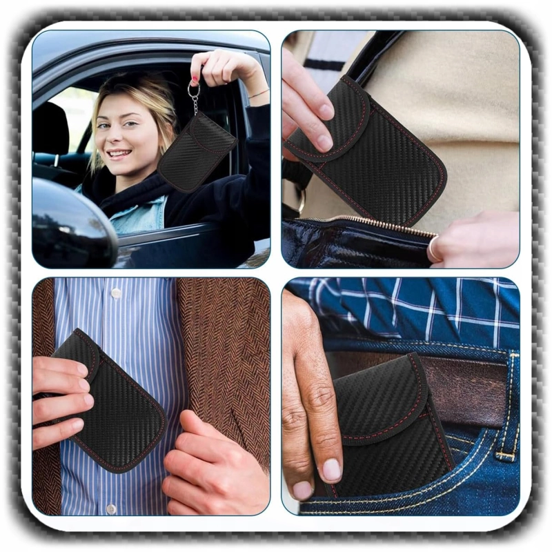 PUDEŁKO BLOKUJĄCE SYGNAŁ BOX KLATKA FARADAYA RFID KEYLESS 2 ETUI NA KLUCZYK