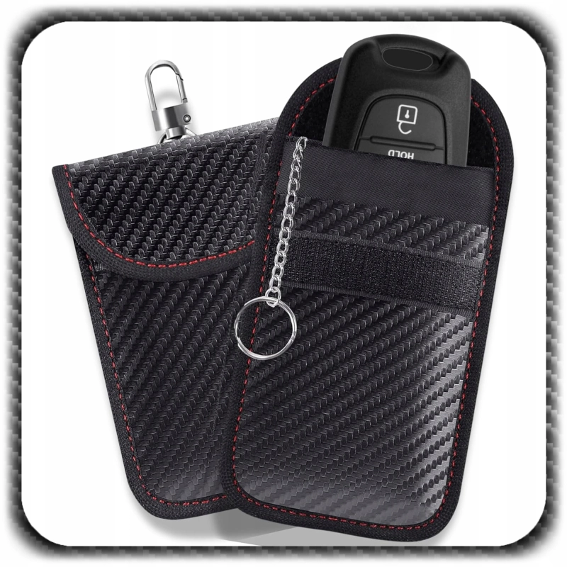 PUDEŁKO BLOKUJĄCE SYGNAŁ BOX KLATKA FARADAYA RFID KEYLESS 2 ETUI NA KLUCZYK