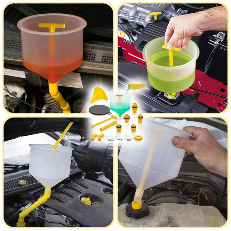 LEJEK SAMOCHODOWY Z ADAPTERAMI DO NAPEŁNIANIA UKŁADU CHŁODZENIA 16EL ZESTAW