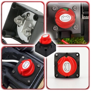 GŁÓWNY WYŁĄCZNIK PRĄDU AKUMULATORA HEBEL 12V 24V 48V 1250A ZABEZPIECZENIE