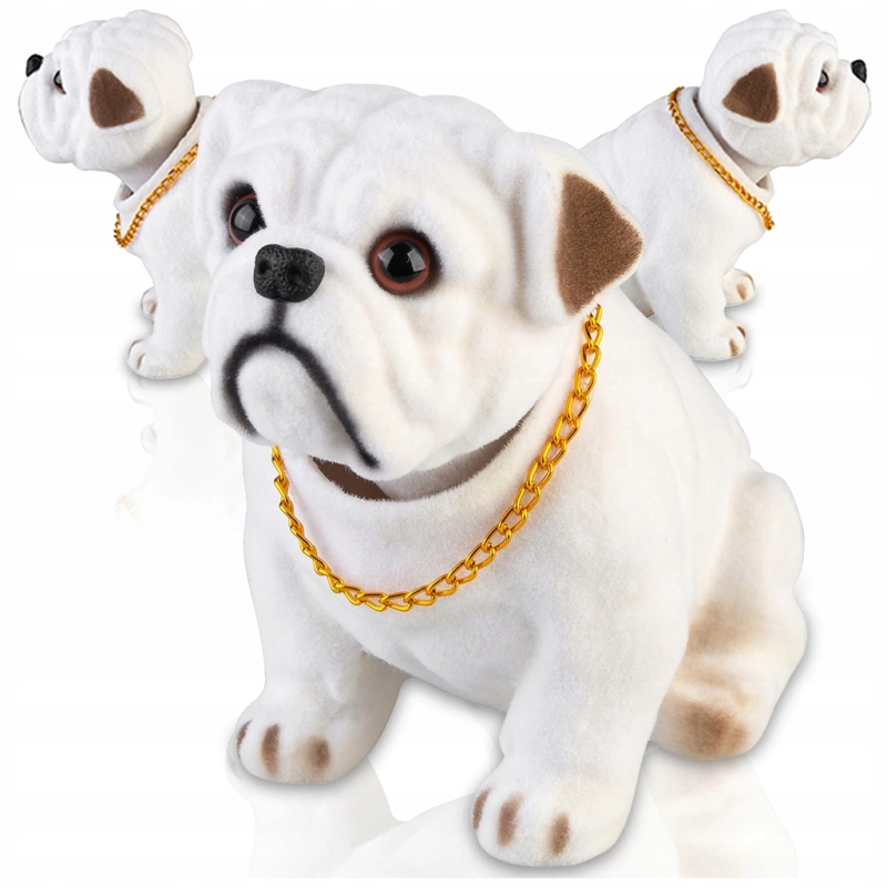 PIESEK Z KIWAJĄCĄ GŁOWĄ DO SAMOCHODU AUTA KIWACZEK LATA 80 90 PRL RETRO