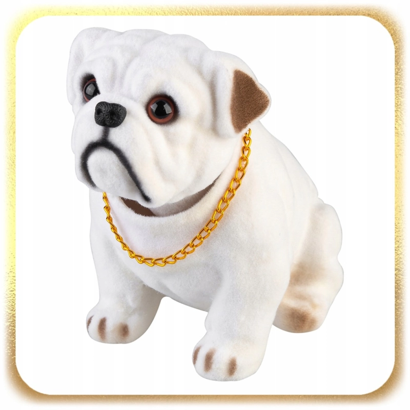 PIESEK Z KIWAJĄCĄ GŁOWĄ DO SAMOCHODU AUTA KIWACZEK LATA 80 90 PRL RETRO