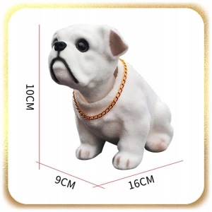 PIESEK Z KIWAJĄCĄ GŁOWĄ DO SAMOCHODU AUTA KIWACZEK LATA 80 90 PRL RETRO