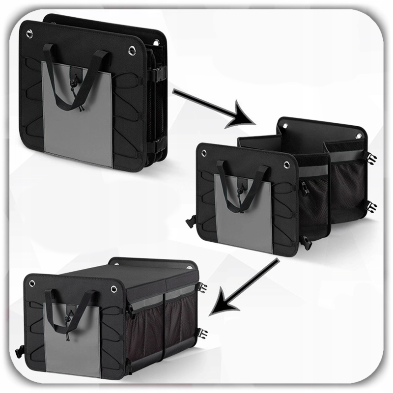 ORGANIZER TORBA DO BAGAŻNIKA SAMOCHODOWY ANTYPOŚLIZGOWY KUFER 60cm +POKRYWA