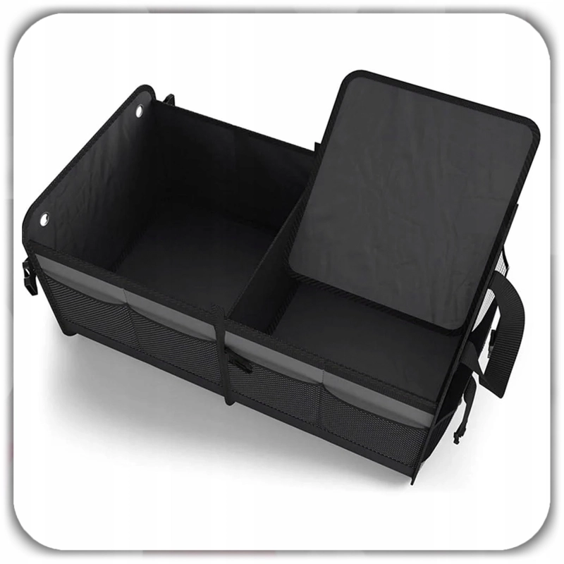 ORGANIZER TORBA DO BAGAŻNIKA SAMOCHODOWY ANTYPOŚLIZGOWY KUFER 60cm +POKRYWA