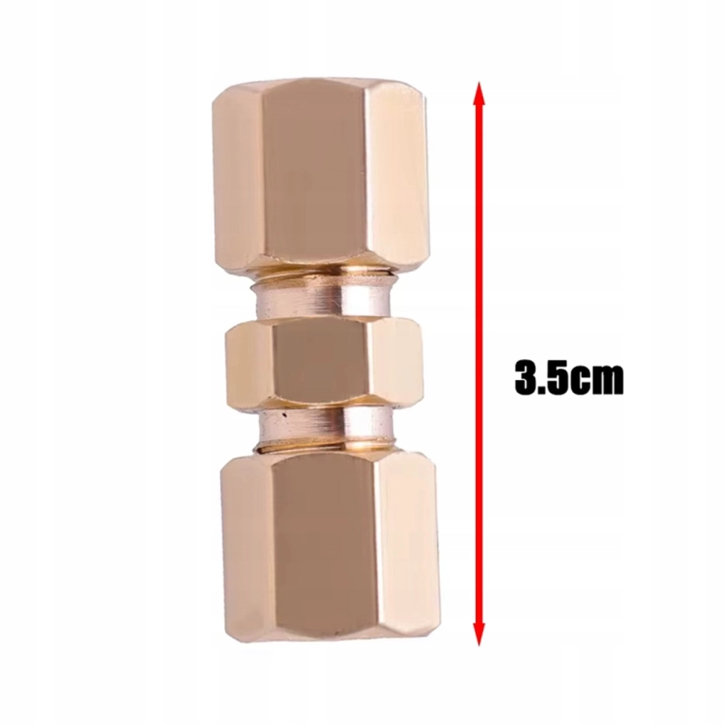 10szt ŁĄCZNIK PRZEWODÓW HAM ZŁĄCZKA Ø4.75mm M10 OD 3/16” BEZ ZAKUWANIA