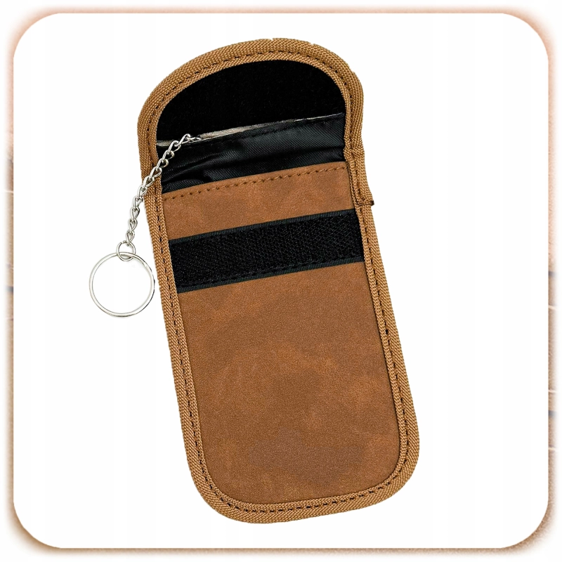 PUDEŁKO NA KLUCZYK SAMOCHODOWY KLATKA FARADAYA KEYLESS BOX + ETUI BLOKADA