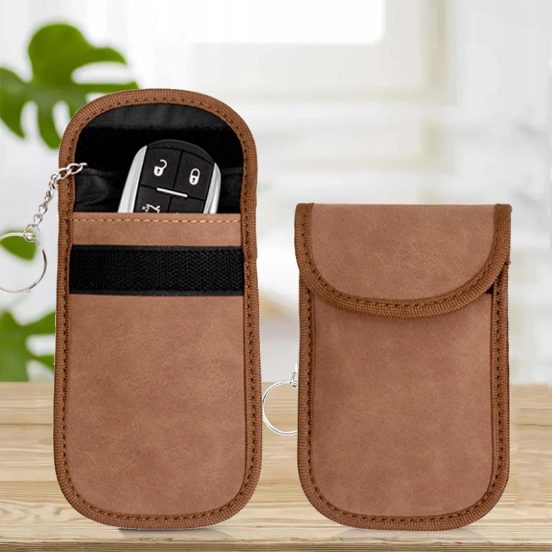 PUDEŁKO NA KLUCZYK SAMOCHODOWY KLATKA FARADAYA KEYLESS BOX + ETUI BLOKADA