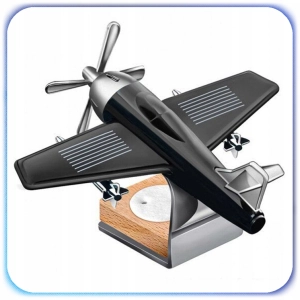 SOLARNY DYFUZOR ZAPACHOWY SAMOLOT DO SAMOCHODU + OLEJEK + OBROTOWE ŚMIGŁO