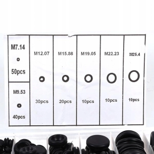 ZESTAW ZAŚLEPKI GUMOWE 200 SZT DO OTWORÓW TECHNOLOGICZNYCH ZAKRĘTKI KORKI