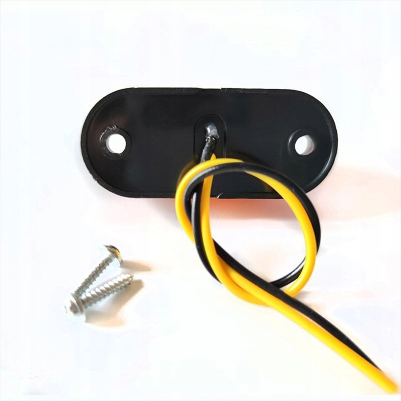 ZESTAW LAMP OBRYSOWYCH LED OBRYSÓWKA DIODOWA POMARAŃCZOWA 10 SZT + ŚRUBKI