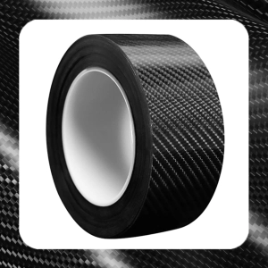 FOLIA TAŚMA OCHRONNA NA PROGI DRZWI SAMOCHODU GRUBA MOCNA 50mm x 5M CARBON