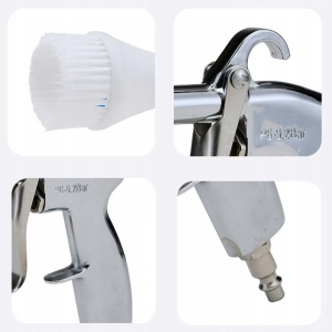 PISTOLET DO CZYSZCZENIA OSUSZANIA PRANIA TAPICERKI 2 KOŃCÓWKI EFEKT TORNADA