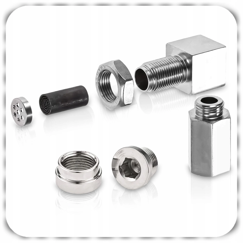 EMULATOR KĄTOWY 90° SONDA LAMBDA Z KATALIZATOREM M18x1