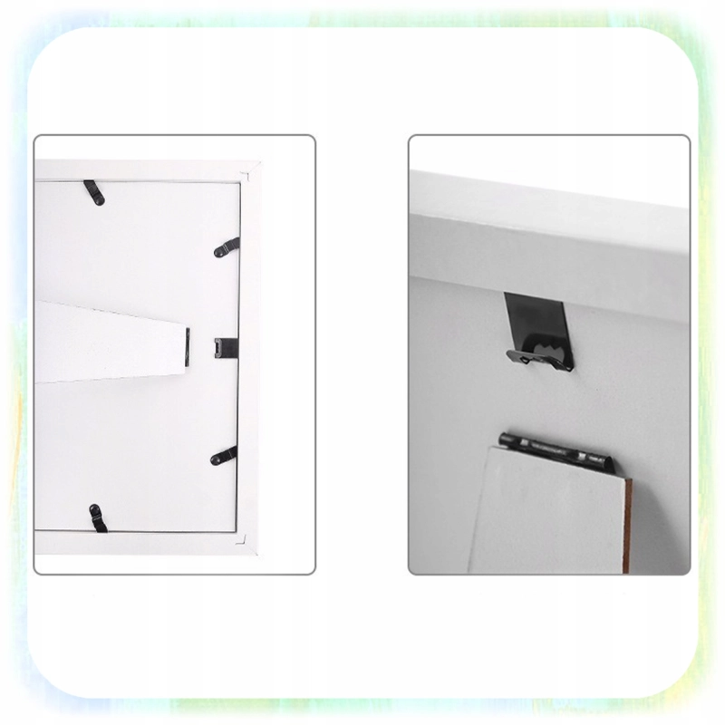 RAMKA Z GLINKĄ ODCISK ŁAPY PSA PUPILA KOTA 2 ZDJĘCIA PAMIĄTKA GLINA PREZENT