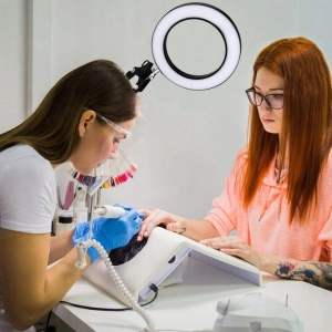 LAMPA LED DO BLATU KOSMETYCZNA DERMATOLOGICZNA Z LUPĄ REGULACJA ŚWIATŁA