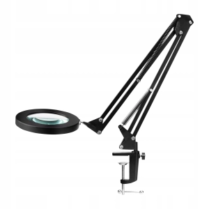 LAMPA LED DO BLATU KOSMETYCZNA DERMATOLOGICZNA Z LUPĄ REGULACJA ŚWIATŁA