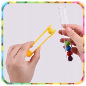 DREWNIANA UKŁADANKA MONTESSORI SENSORYCZNA GRA SORTER KULKI XL ZESTAW 81 EL