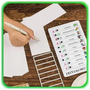 LISTA TABLICA OBOWIĄZKÓW MOTYWACYJNA DLA DZIECI PO POLSKU + 10 ARKUSZY