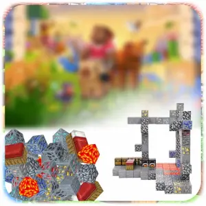 KLOCKI MAGNETYCZNE KONSTRUKCYJNE MIX KLOCKÓW LOSOWE 320 EL + 12 LUDZIKI